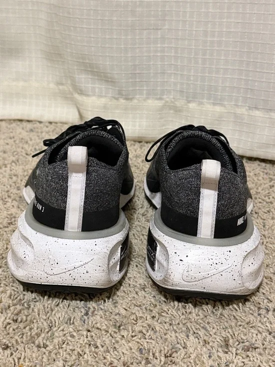 Nike ZoomX Invincible Run 3 Mens sz 14 Oreo Black White Running shoes sneakers - Picture 4 of 7